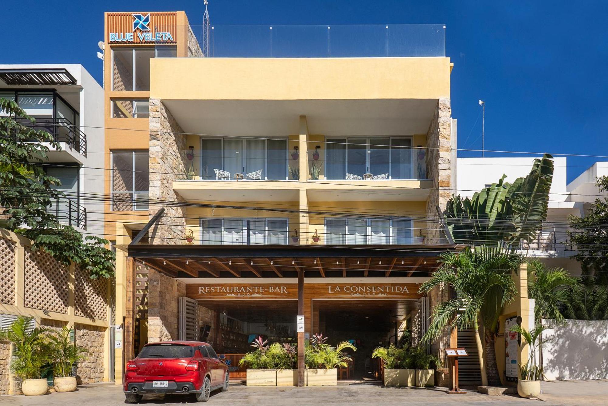 Blue Veleta Hotel Tulum Pueblo Buitenkant foto