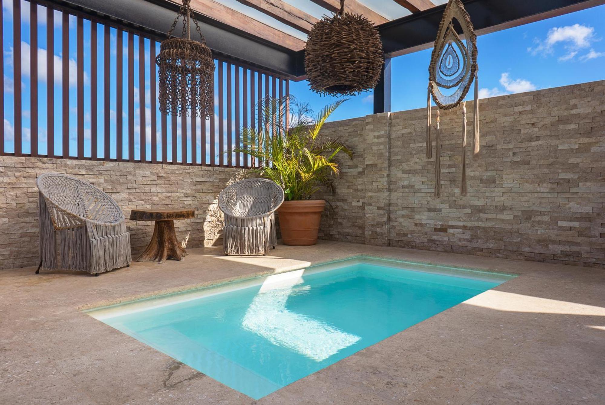 Blue Veleta Hotel Tulum Pueblo Buitenkant foto